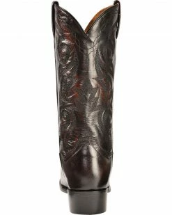 Dan Post Men's Mignon Leather Cowboy Boots - Medium Toe Black -Dan Post Shop 036319 87 BK