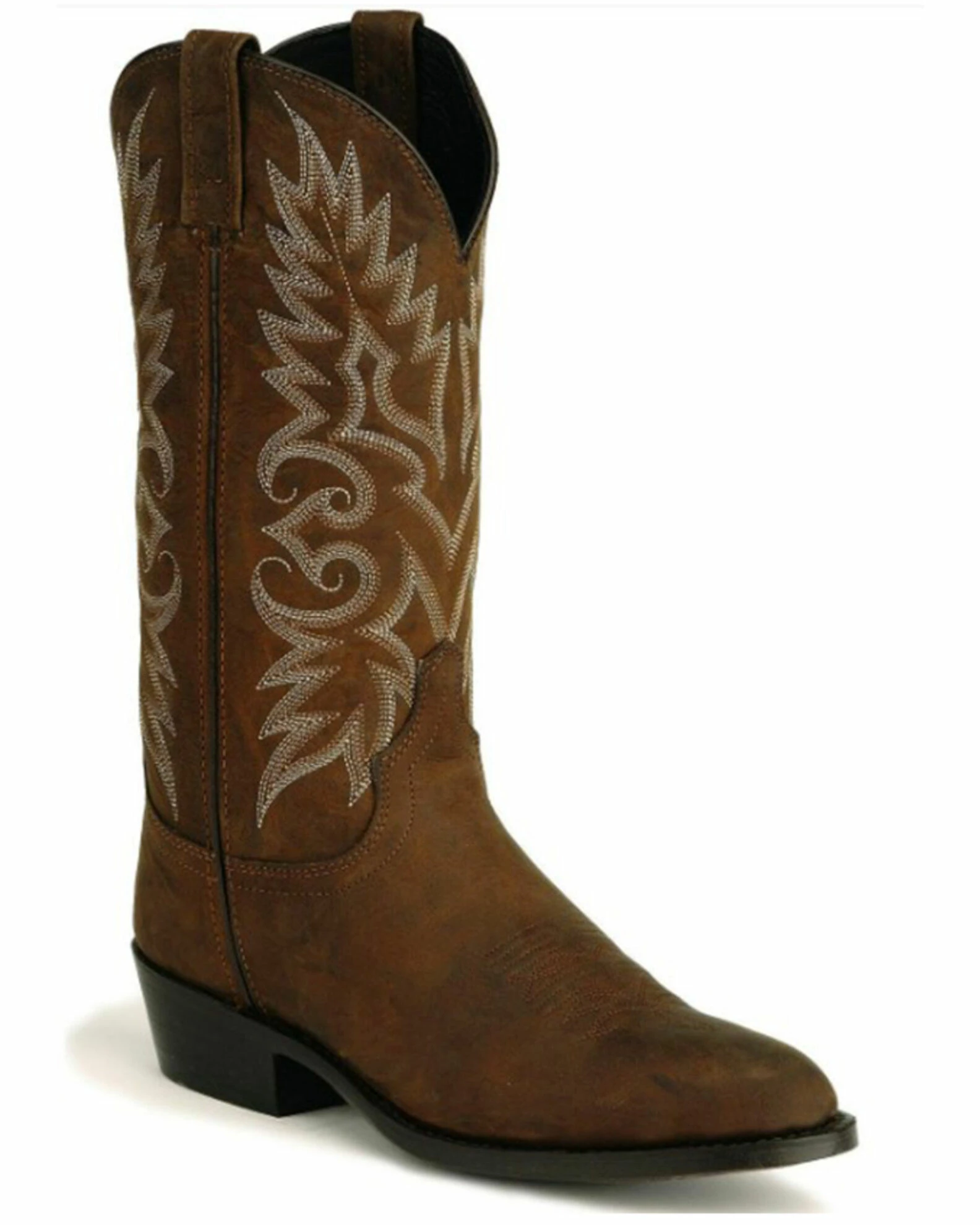 Dan Post Men's Embroidered Western Boots - Round Toe 3 Dan Post Men's Embroidered Western Boots - Round Toe
