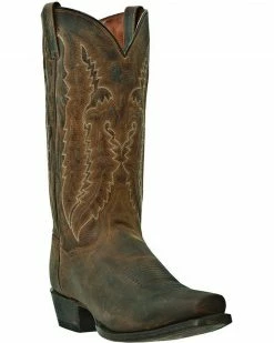 Dan Post Men's Earp Distressed Western Boots Bay Apache