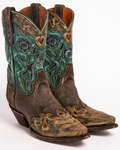 Dan Post Blue Bird Wingtip Cowgirl Boots - Snip Toe For Women's Copper -Dan Post Shop 045N92 56 FT