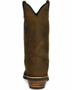 Dan Post Men's Albuquerque Waterproof Western Work Boots - Soft Toe Distressed -Dan Post Shop 050A84 B1 BK