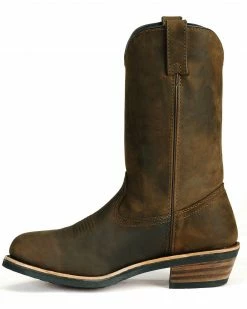 Dan Post Men's Albuquerque Waterproof Western Work Boots - Soft Toe Distressed -Dan Post Shop 050A84 B1 LT