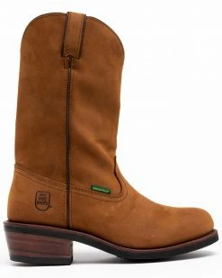 Alternative view of Dan Post Men's Albuquerque Waterproof Western Work Boots - Soft Toe Distressed
