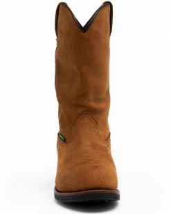 Dan Post Men's Albuquerque Waterproof Western Work Boots - Soft Toe Distressed -Dan Post Shop 050A84 B1 P4
