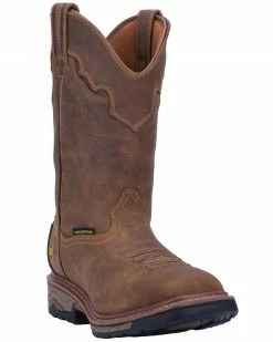 Alternative view of Dan Post Men's Blayde Waterproof Pull On Work Boots Saddle Tan
