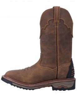 Dan Post Men's Blayde Waterproof Pull On Work Boots Saddle Tan 14 Dan Post Men's Blayde Waterproof Pull On Work Boots Saddle Tan -Dan Post Shop 050W82 7351 P3