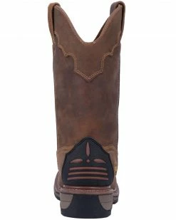 Dan Post Men's Blayde Waterproof Pull On Work Boots Saddle Tan 15 Dan Post Men's Blayde Waterproof Pull On Work Boots Saddle Tan -Dan Post Shop 050W82 7351 P4