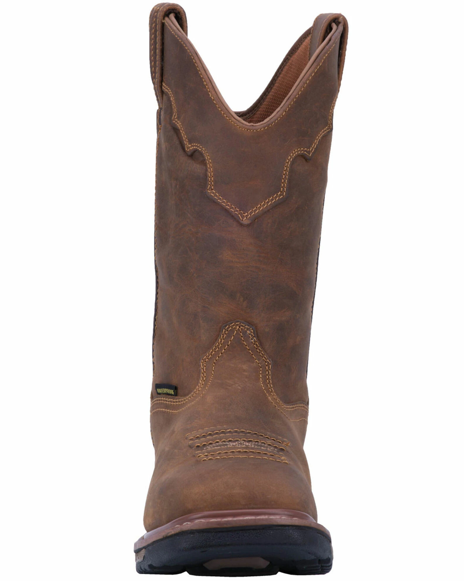 Dan Post Men's Blayde Waterproof Pull On Work Boots Saddle Tan 8 Dan Post Men's Blayde Waterproof Pull On Work Boots Saddle Tan - Image 6