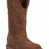 Dan Post Men's Blayde Waterproof Pull On Work Boots Saddle Tan -Dan Post Shop 050W82 C9 P1