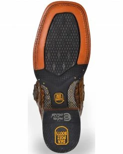 Dan Post Denver Bay Apache Flank Caiman Cowboy Boots - Square Toe For Men's -Dan Post Shop 066854 G4 BM