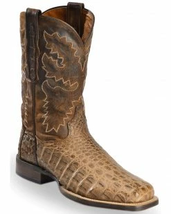 Dan Post Denver Bay Apache Flank Caiman Cowboy Boots - Square Toe For Men's -Dan Post Shop 066854 G4 P1 1