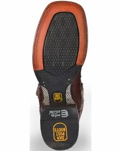 Dan Post Men's Alamosa Exotic Ostrich Cowboy Certified Boots Chocolate -Dan Post Shop 066921 47 BM