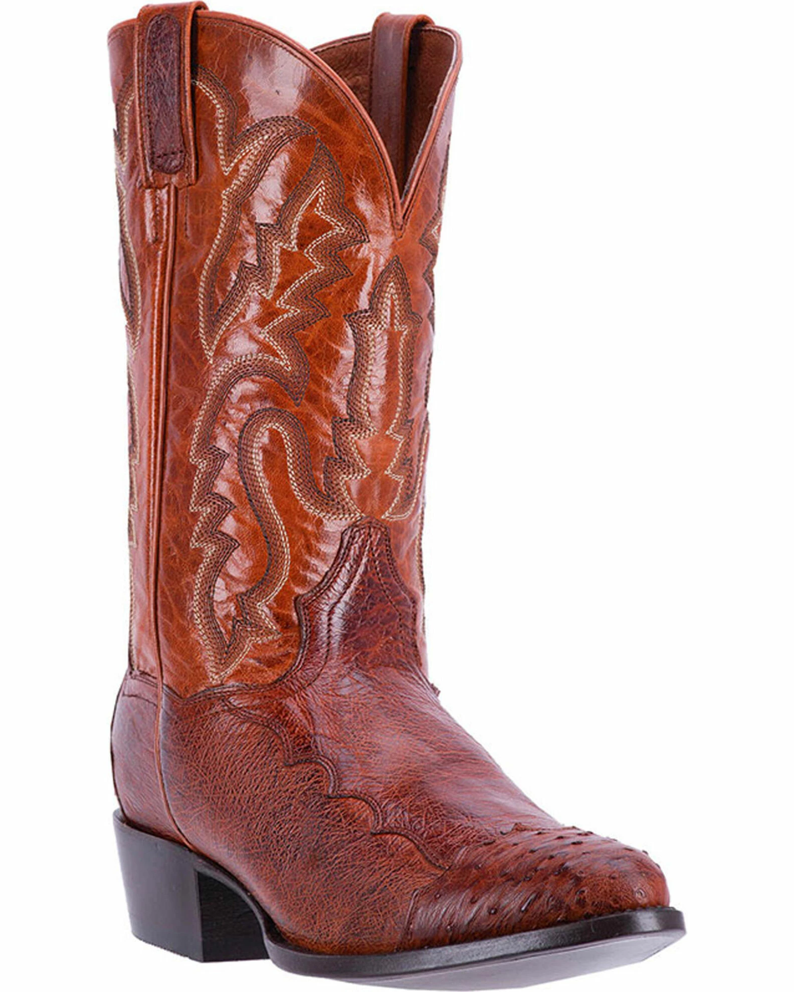 Dan Post Men's Pugh Exotic Boots Cognac 3 Dan Post Men's Pugh Exotic Boots Cognac