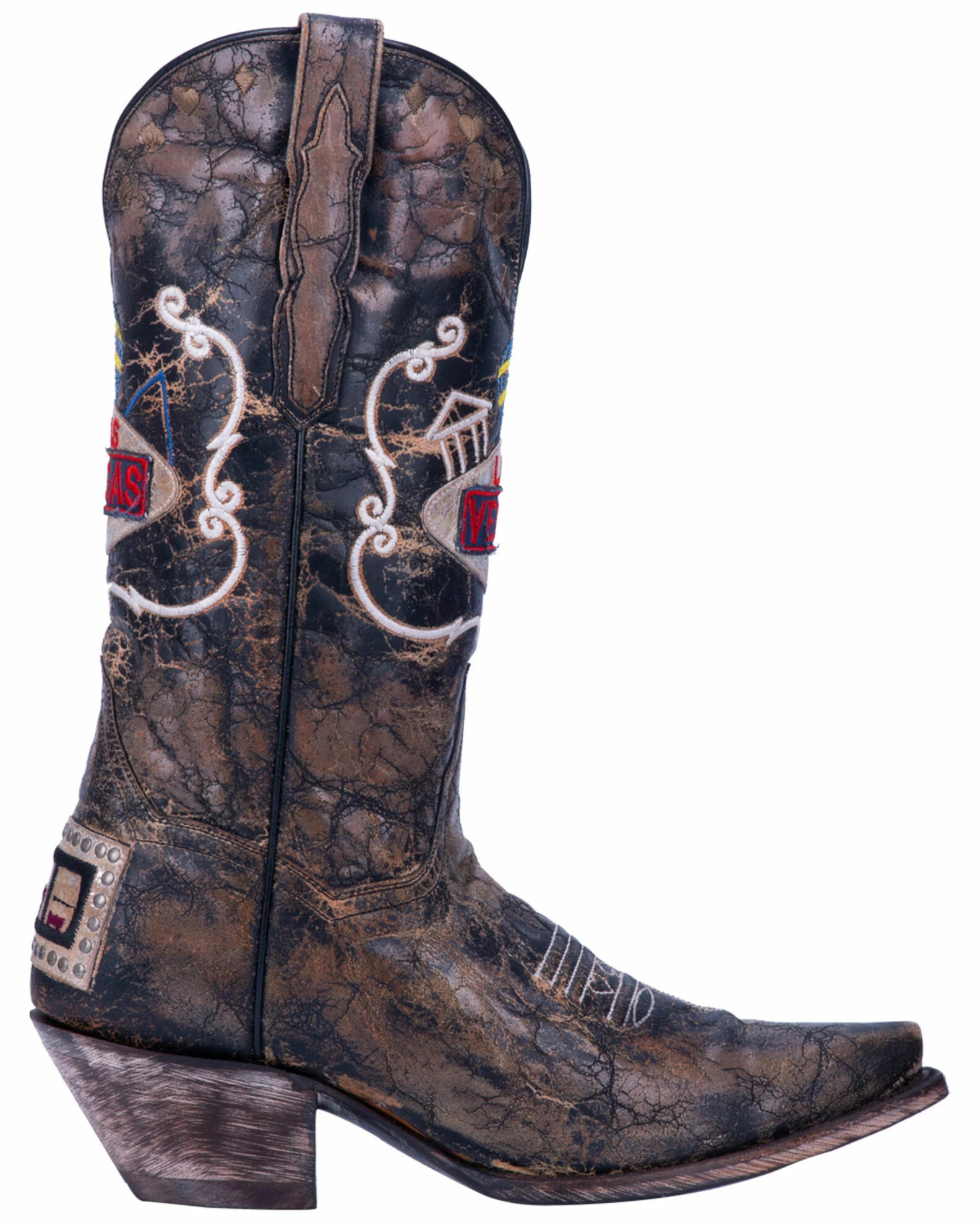 Dan Post Women's Las Vegas Western Boots - Snip Toe Chocolate 4 Dan Post Women's Las Vegas Western Boots - Snip Toe Chocolate - Image 2