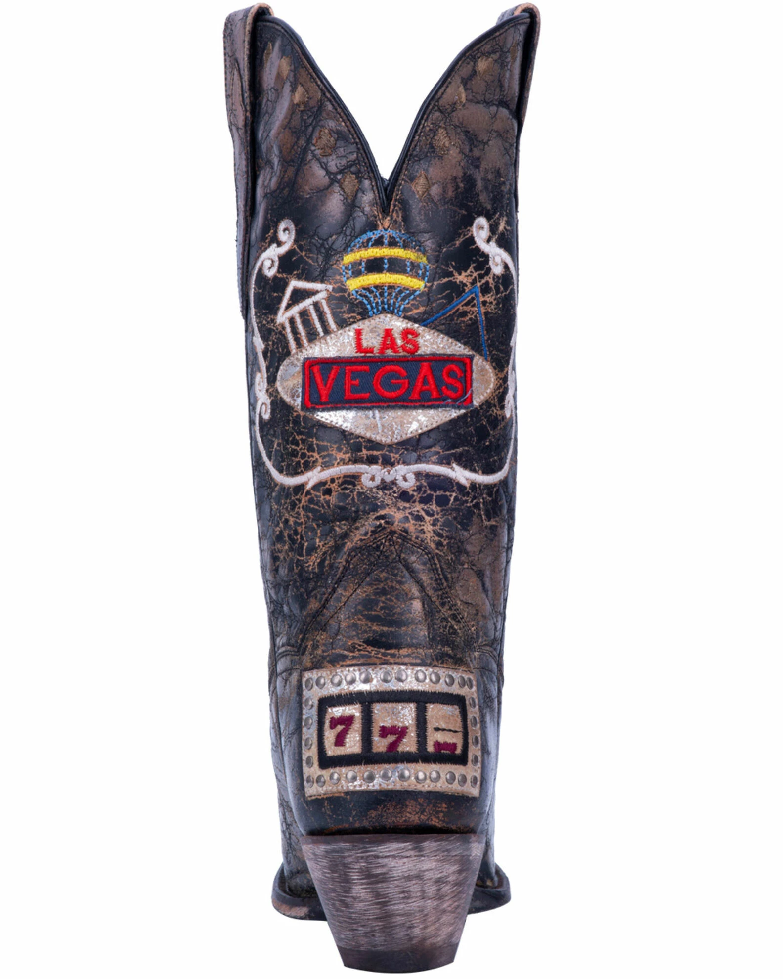 Dan Post Women's Las Vegas Western Boots - Snip Toe Chocolate 6 Dan Post Women's Las Vegas Western Boots - Snip Toe Chocolate - Image 4