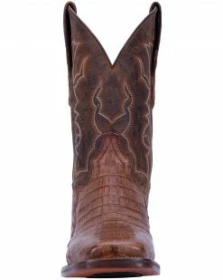 Dan Post Men's Kingsly Chocolate Caiman Western Boots - Wide Square Toe -Dan Post Shop 2000276157 240 P5