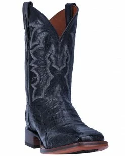 Dan Post Men's Kingsly Black Caiman Western Boots - Wide Square Toe 17 Dan Post Men's Kingsly Black Caiman Western Boots - Wide Square Toe -Dan Post Shop 2000276159 001 P1 1