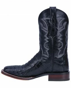 Dan Post Men's Kingsly Black Caiman Western Boots - Wide Square Toe 12 Dan Post Men's Kingsly Black Caiman Western Boots - Wide Square Toe -Dan Post Shop 2000276159 001 P3