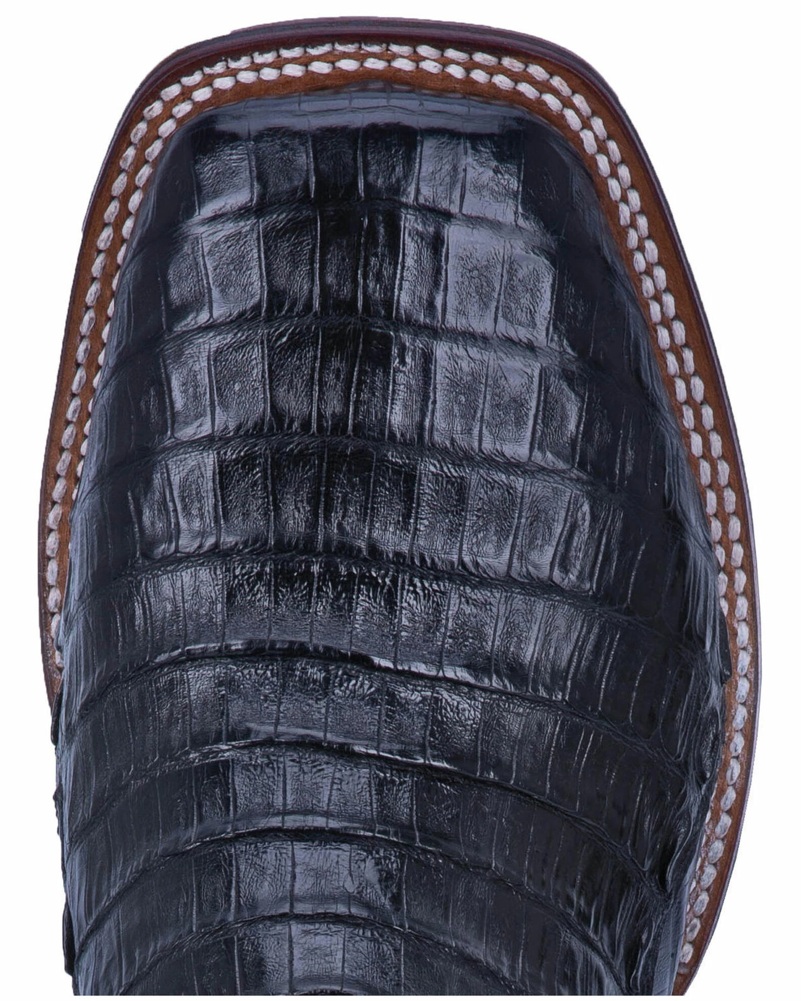 Dan Post Men's Kingsly Black Caiman Western Boots - Wide Square Toe 8 Dan Post Men's Kingsly Black Caiman Western Boots - Wide Square Toe - Image 6