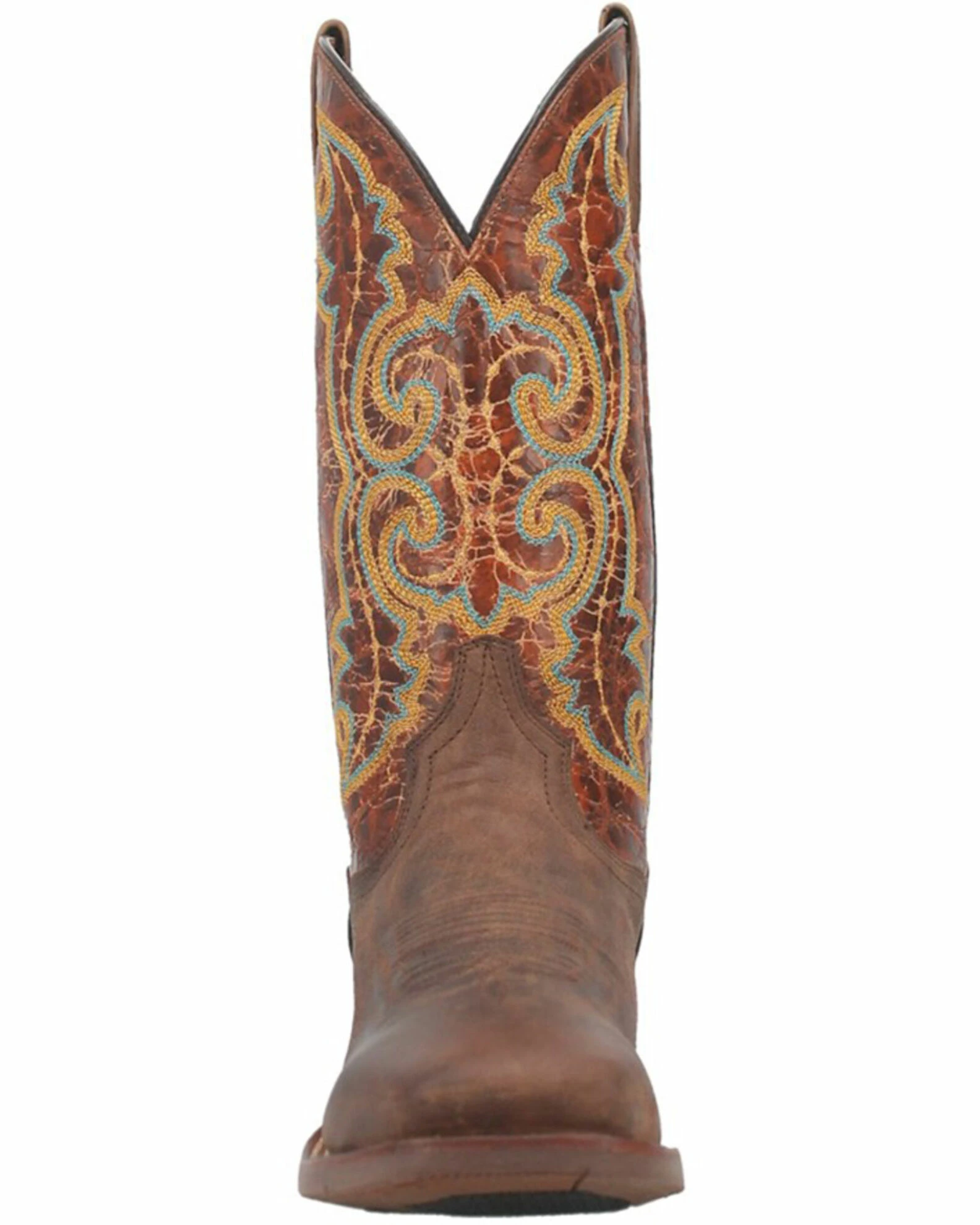 Dan Post Men's Bullhead Crackle Western Boots - Square Toe 6 Dan Post Men's Bullhead Crackle Western Boots - Square Toe - Image 4