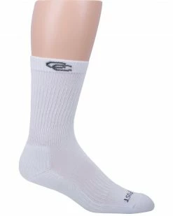 Alternative view of Dan Post Men's Lites Crew White Socks - Size 7 To 10