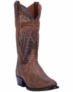 Dan Post Men's Winston Lizard Western Boots - Round Toe
