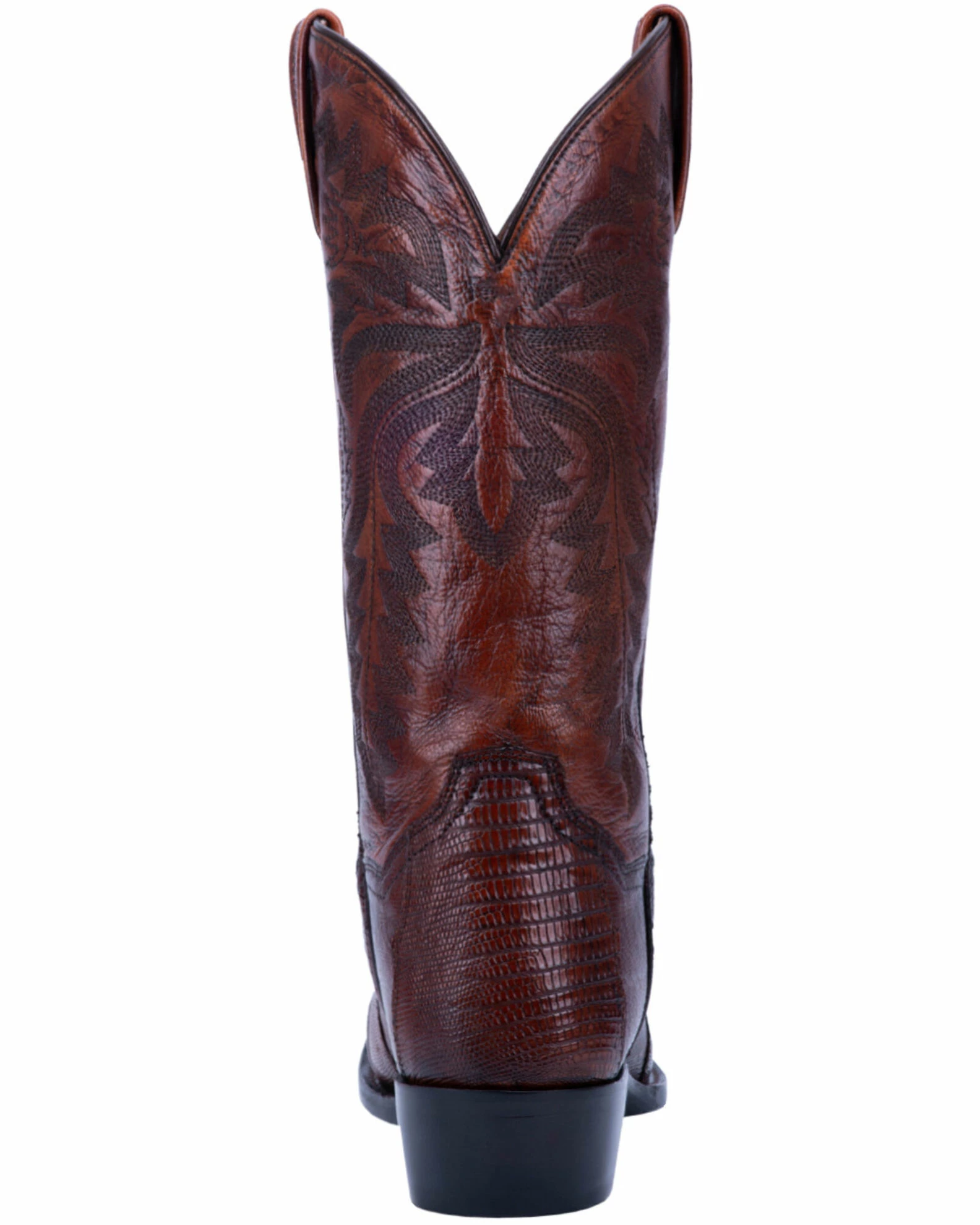 Dan Post Men's Tan Winston Lizard Western Boots - Round Toe 7 Dan Post Men's Tan Winston Lizard Western Boots - Round Toe - Image 5
