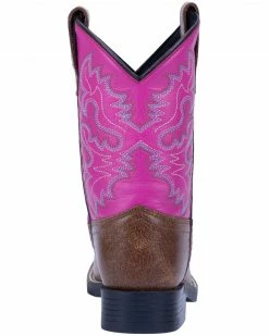 Dan Post Girls' 9" Punky Western Boots - Wide Square Toe -Dan Post Shop 2000286061 280 P4