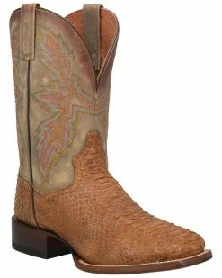 Dan Post Men's Dry Gulch Python Exotic Boots - Wide Square Toe