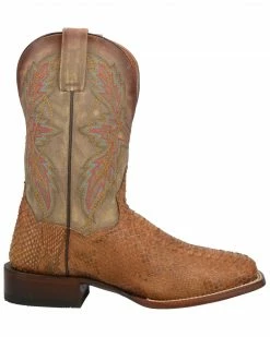 Alternative view of Dan Post Men's Dry Gulch Python Exotic Boots - Wide Square Toe