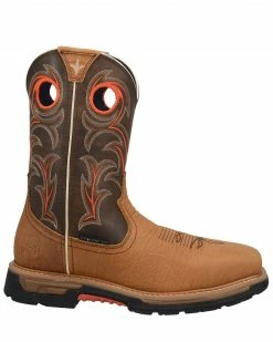 Alternative view of Dan Post Men's Storm's Eye Waterproof Western Work Boots Brown