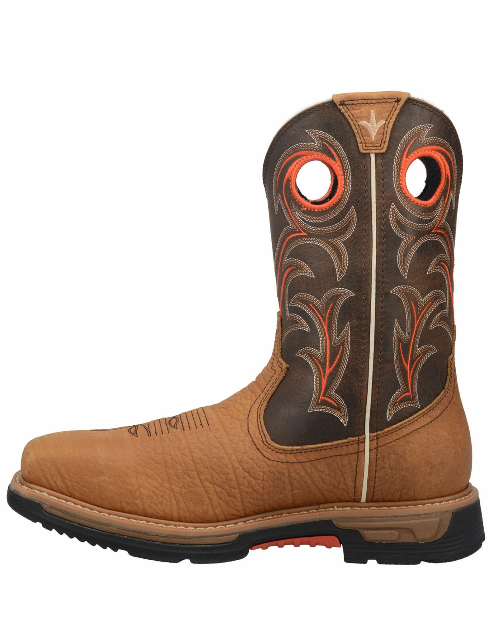 Dan Post Men's Storm's Eye Waterproof Western Work Boots Brown 5 Dan Post Men's Storm's Eye Waterproof Western Work Boots Brown - Image 3