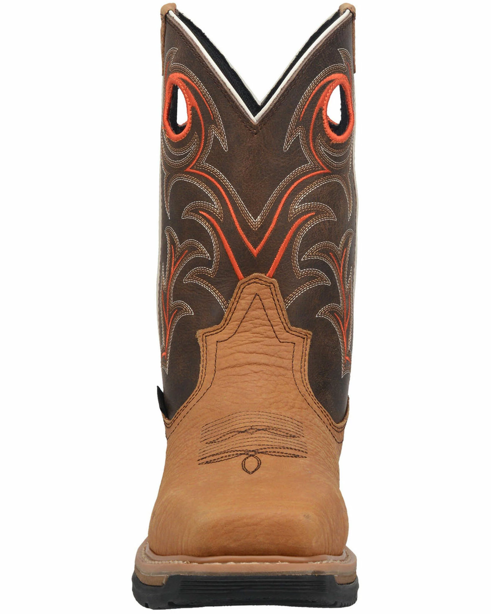 Dan Post Men's Storm's Eye Waterproof Western Work Boots Brown 6 Dan Post Men's Storm's Eye Waterproof Western Work Boots Brown - Image 4