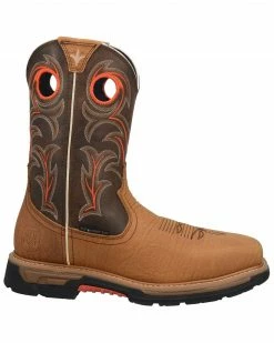 Alternative view of Dan Post Men's Storm's Eye Western Work Boots - Composite Toe Brown