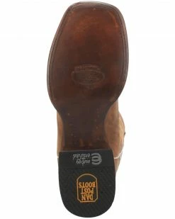 Dan Post Men's Tan Western Boots - Wide Square Toe -Dan Post Shop 2000332400 280 P7