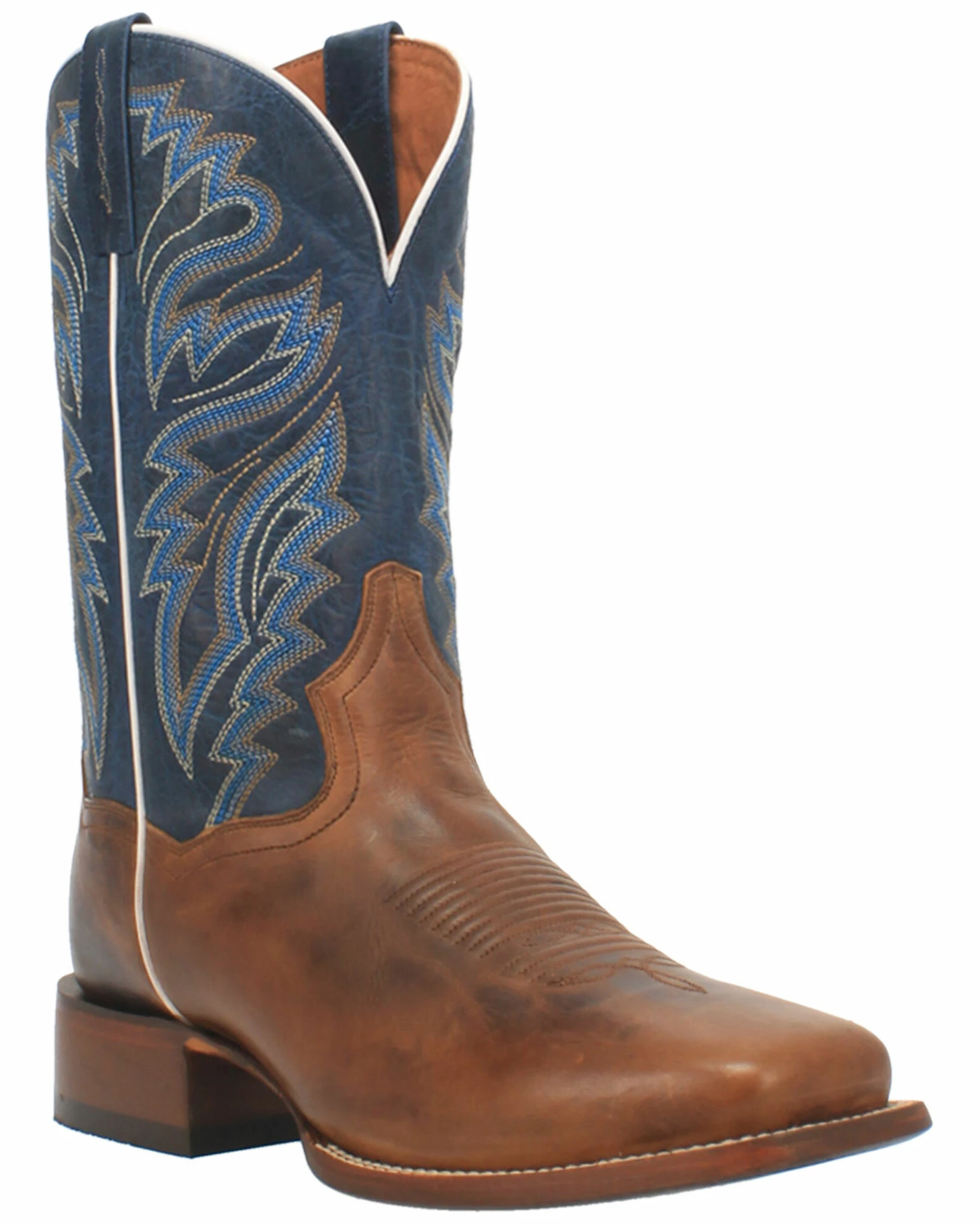 Dan Post Men's Waxy Brown Western Boots - Wide Square Toe 3 Dan Post Men's Waxy Brown Western Boots - Wide Square Toe
