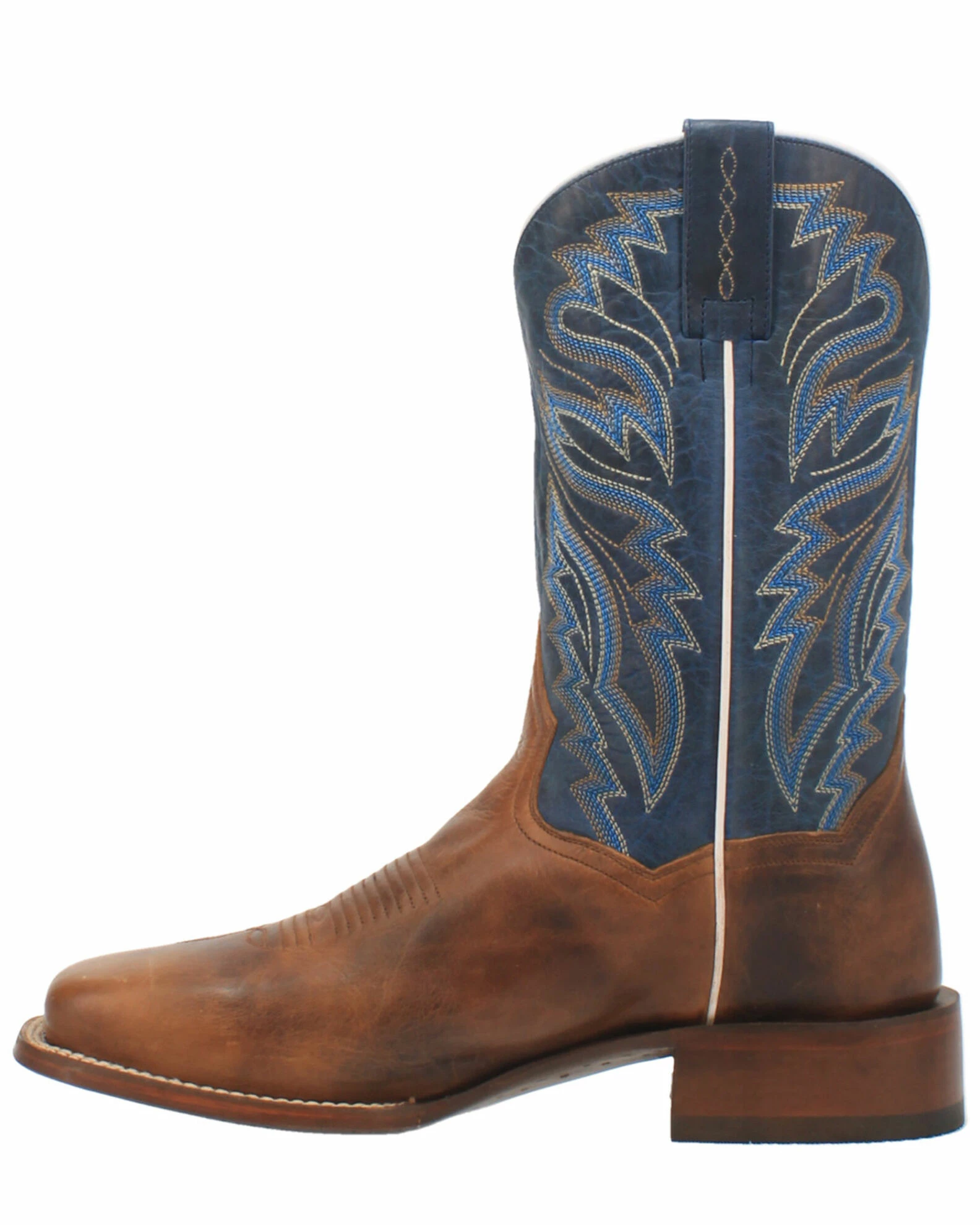 Dan Post Men's Waxy Brown Western Boots - Wide Square Toe 5 Dan Post Men's Waxy Brown Western Boots - Wide Square Toe - Image 3