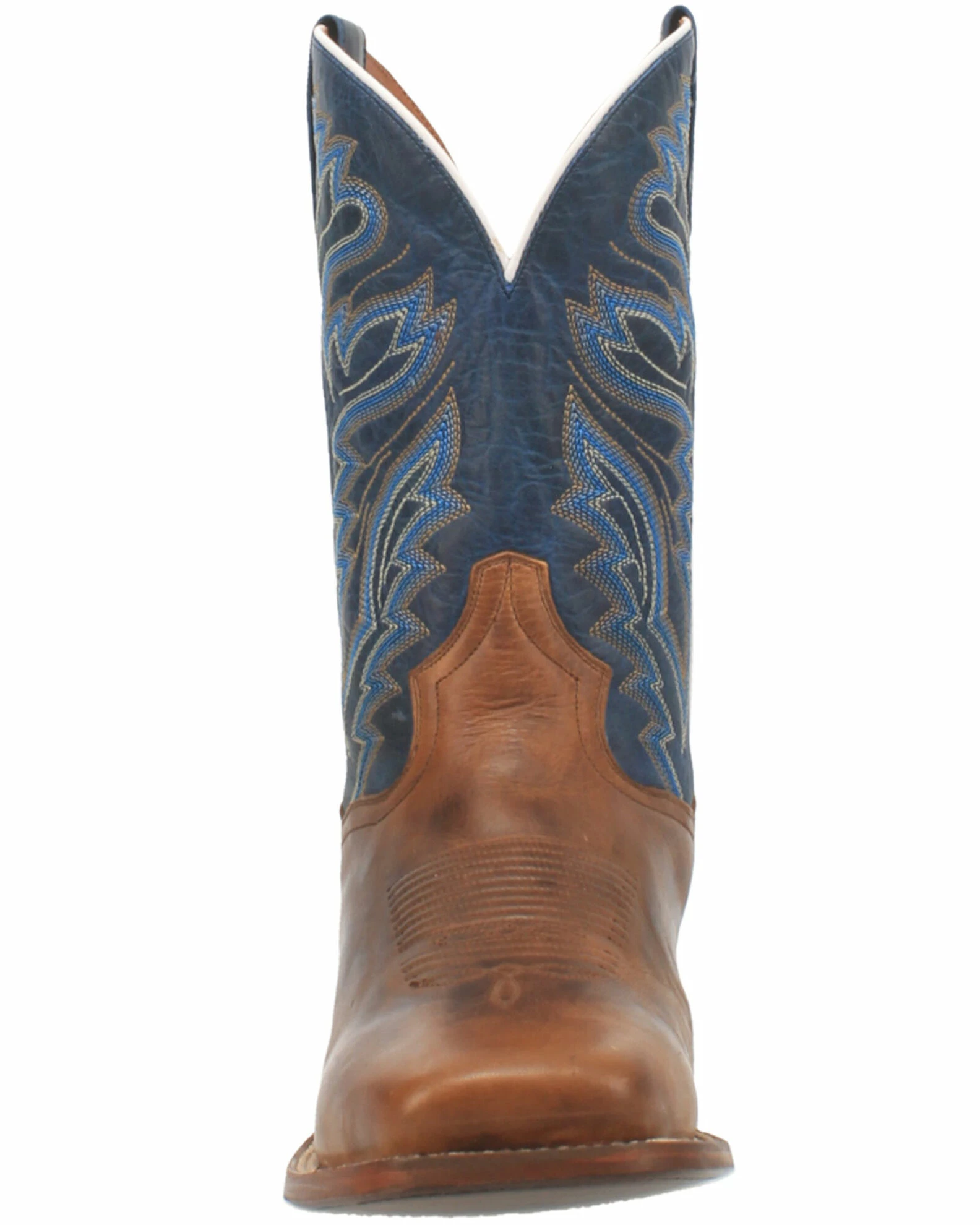 Dan Post Men's Waxy Brown Western Boots - Wide Square Toe 7 Dan Post Men's Waxy Brown Western Boots - Wide Square Toe - Image 5