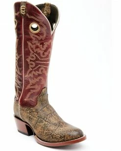 Dan Post Men's Elephant Print Western Boots - Round Toe