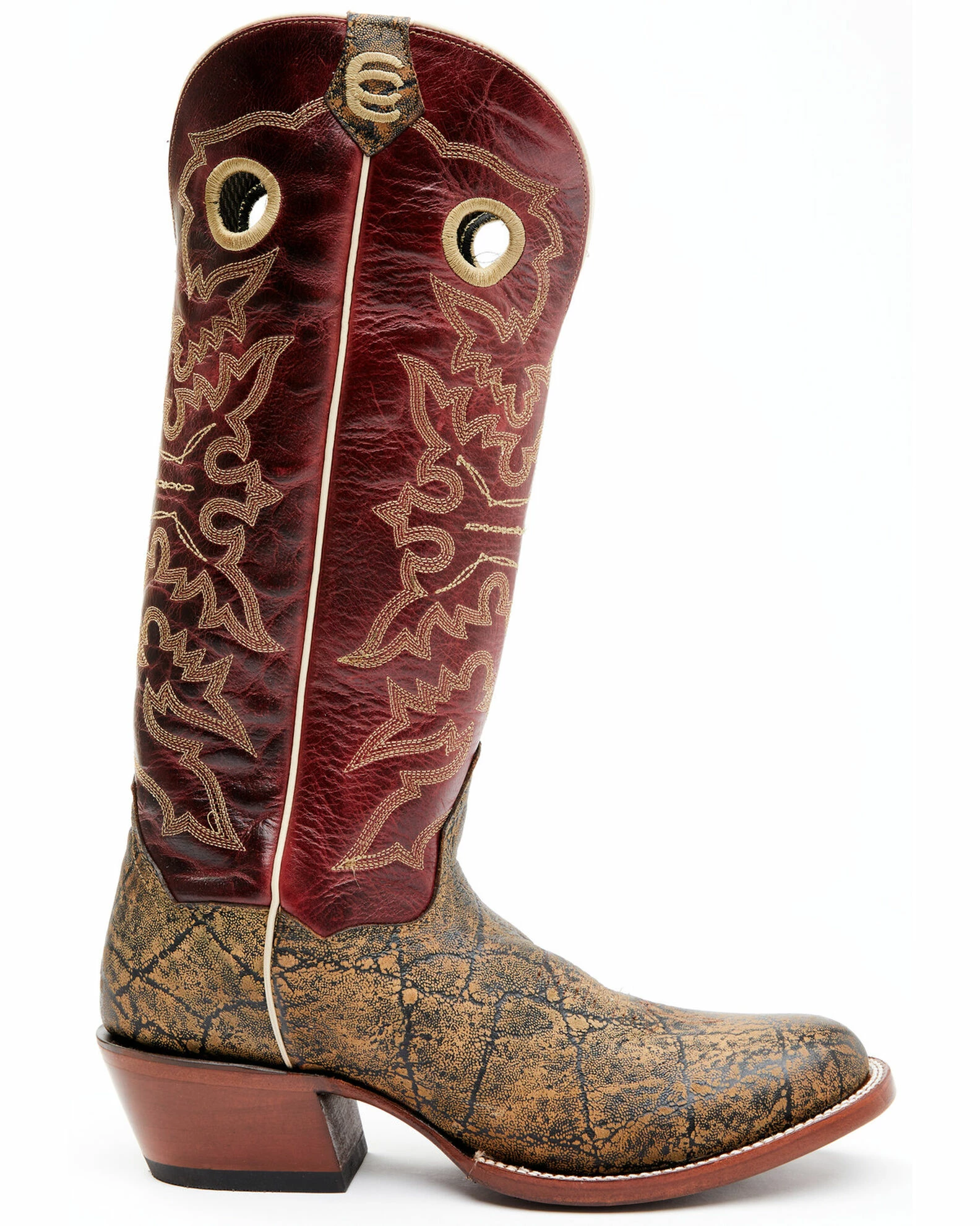 Dan Post Men's Elephant Print Western Boots - Round Toe 4 Dan Post Men's Elephant Print Western Boots - Round Toe - Image 2
