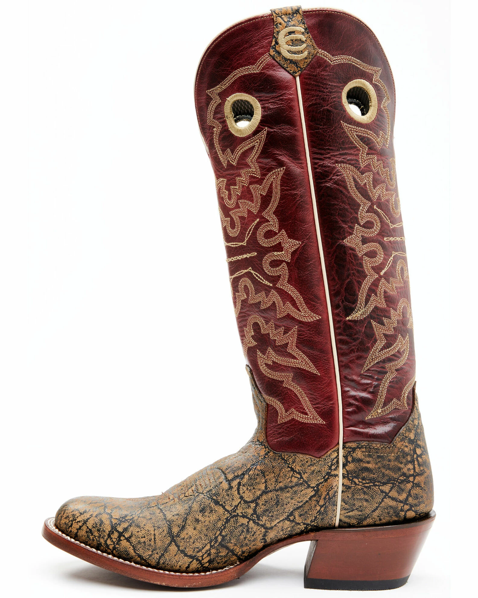 Dan Post Men's Elephant Print Western Boots - Round Toe 6 Dan Post Men's Elephant Print Western Boots - Round Toe - Image 4