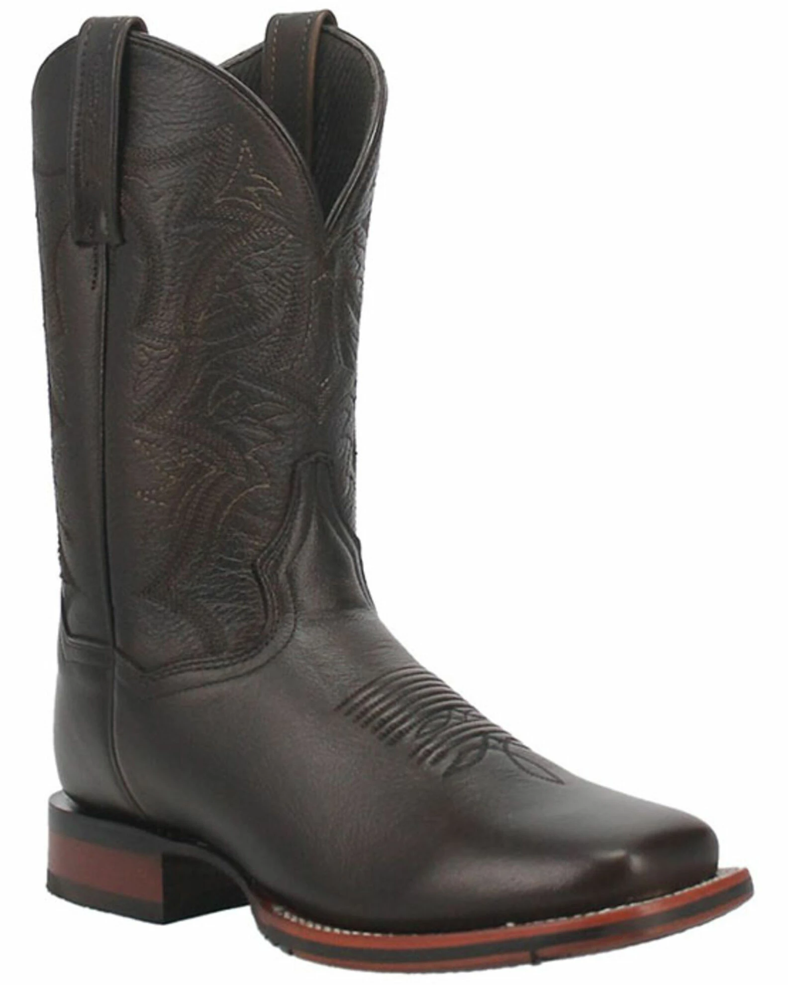 Dan Post Men's Stockman Western Boots - Wide Square Toe 3 Dan Post Men's Stockman Western Boots - Wide Square Toe