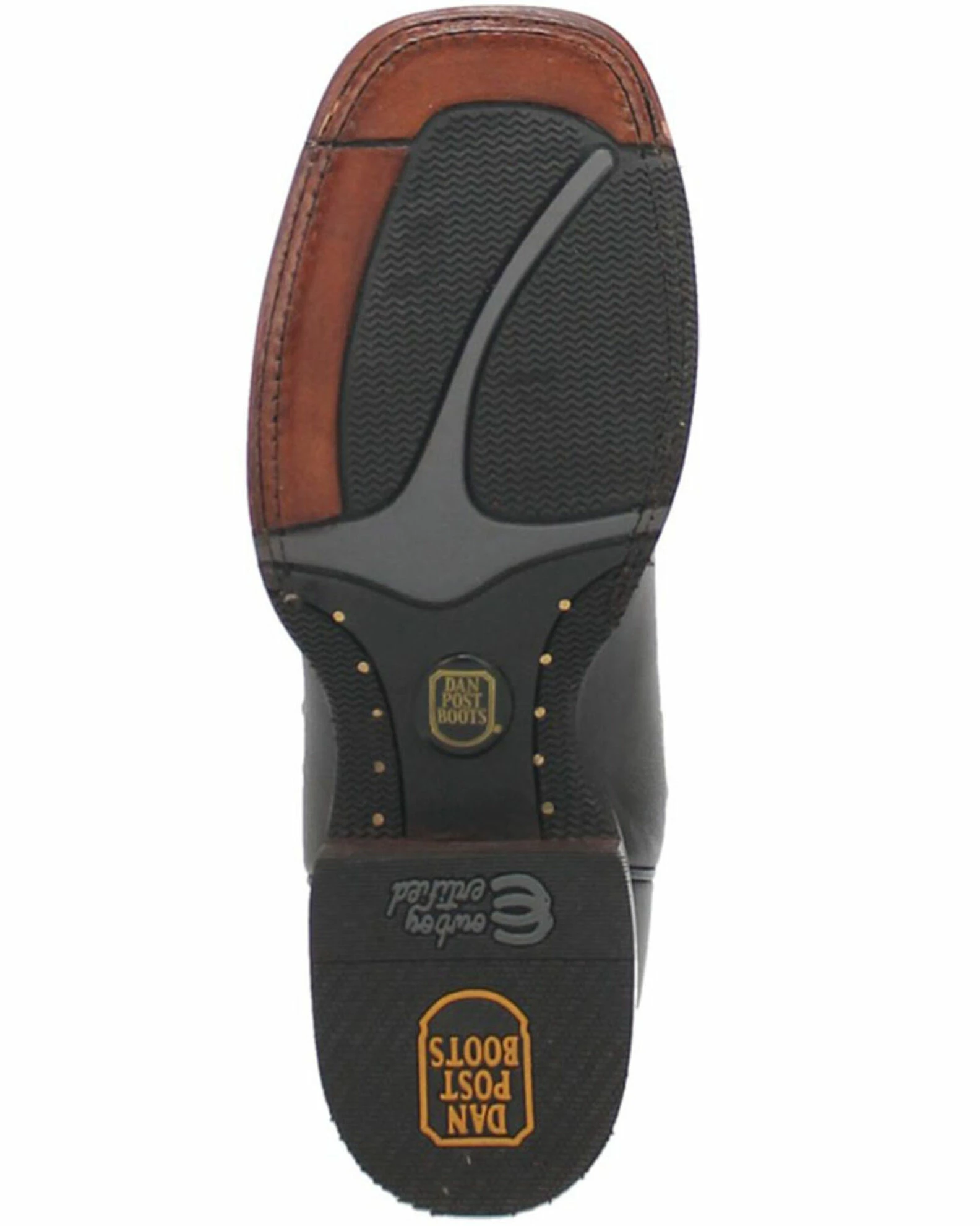 Dan Post Men's Stockman Western Boots - Wide Square Toe 9 Dan Post Men's Stockman Western Boots - Wide Square Toe - Image 7