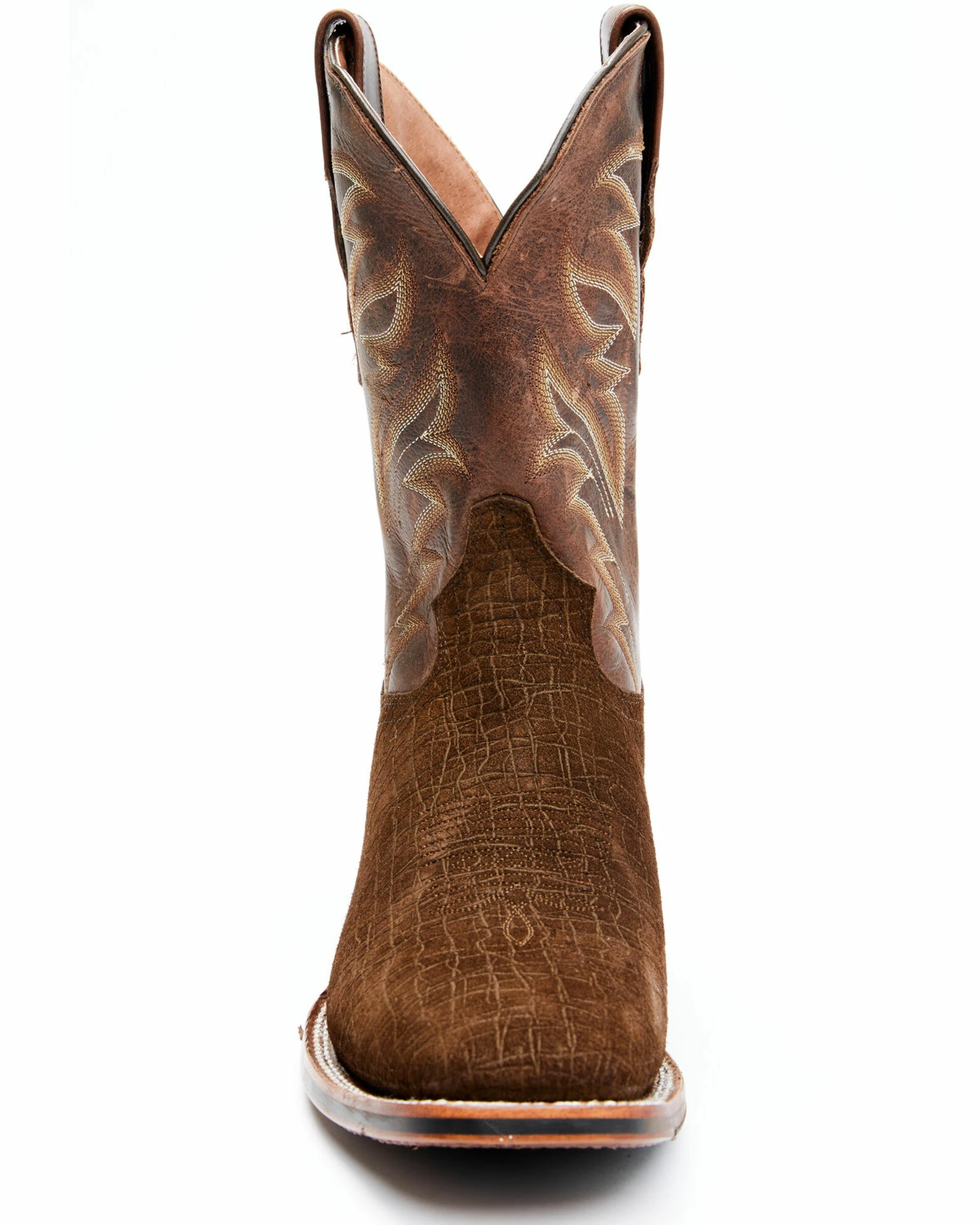 Dan Post Men's Hippo Print Western Boots - Broad Square Toe 6 Dan Post Men's Hippo Print Western Boots - Broad Square Toe - Image 4