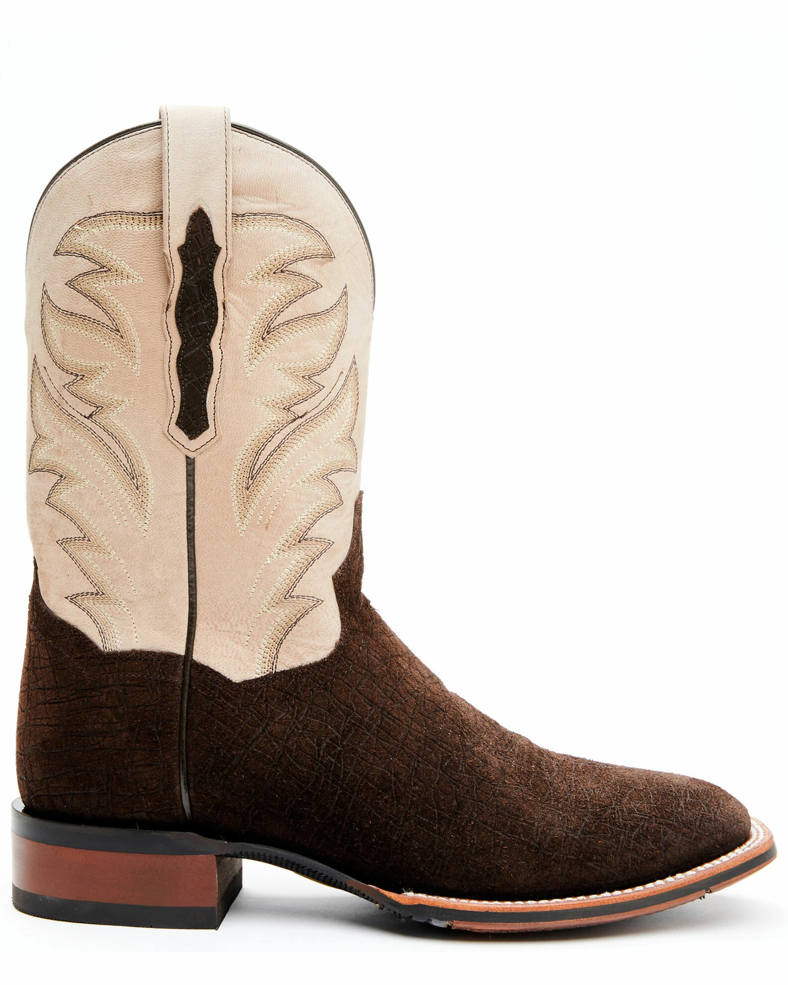 Dan Post Men's Hippo Print Western Boots - Broad Square Toe 4 Dan Post Men's Hippo Print Western Boots - Broad Square Toe - Image 2