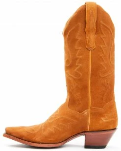 Dan Post Women's Tan Suede Western Boots - Snip Toe -Dan Post Shop 2000339118 271 P3