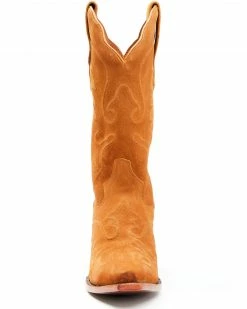 Dan Post Women's Tan Suede Western Boots - Snip Toe -Dan Post Shop 2000339118 271 P4