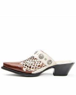 Dan Post Women's Concho Mules - Snip Toe Brown 11 Dan Post Women's Concho Mules - Snip Toe Brown -Dan Post Shop 2000339124 200 P3