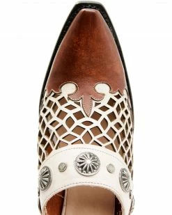 Dan Post Women's Concho Mules - Snip Toe Brown 14 Dan Post Women's Concho Mules - Snip Toe Brown -Dan Post Shop 2000339124 200 P6