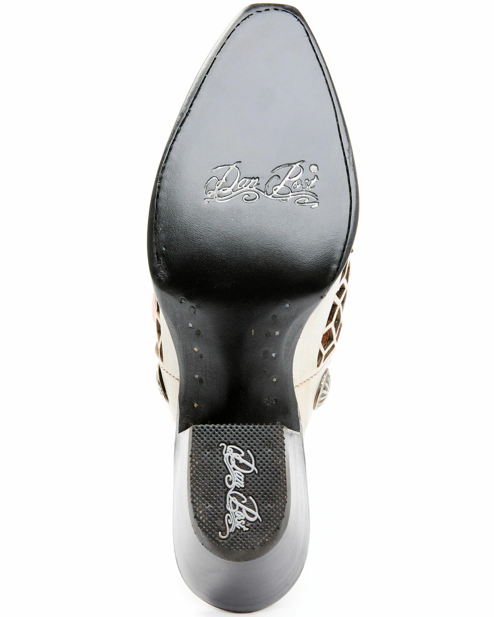 Dan Post Women's Concho Mules - Snip Toe Brown 8 Dan Post Women's Concho Mules - Snip Toe Brown - Image 7